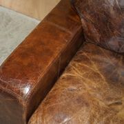 Halo Soho Heritage Leather Biker Sofa by Timothy Oulton