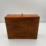 Biedermeier Jewelry Box in Cherry Wood, Ash & Brass, Southern Germany, 1820s