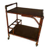Rattan and cane server