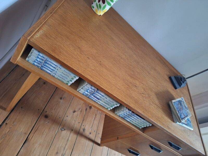 Vintage desk, old furniture