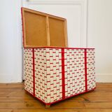 Vintage scoubidou storage chest 1960
