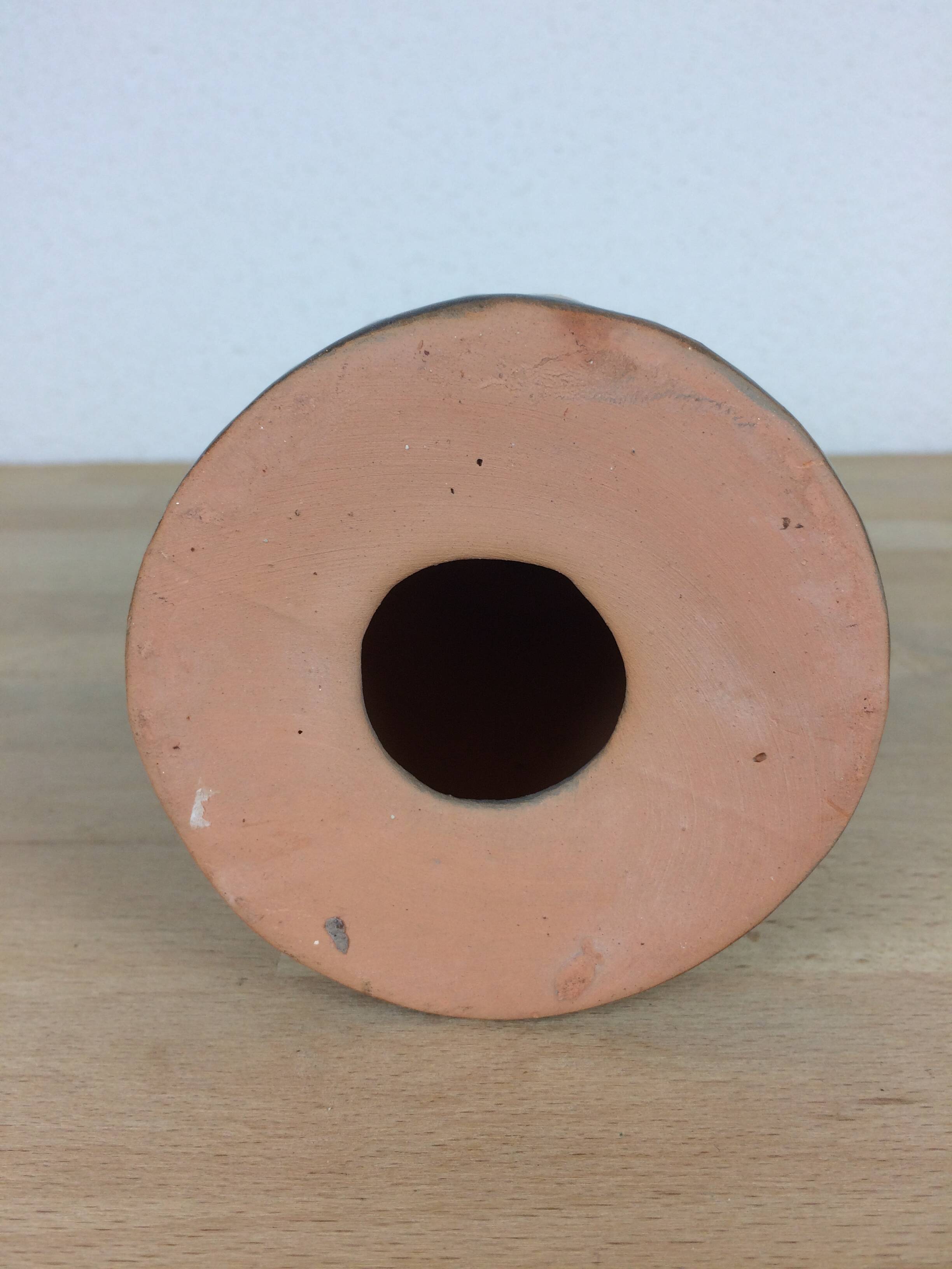 Vintage ceramic anthropomorphic candle holder