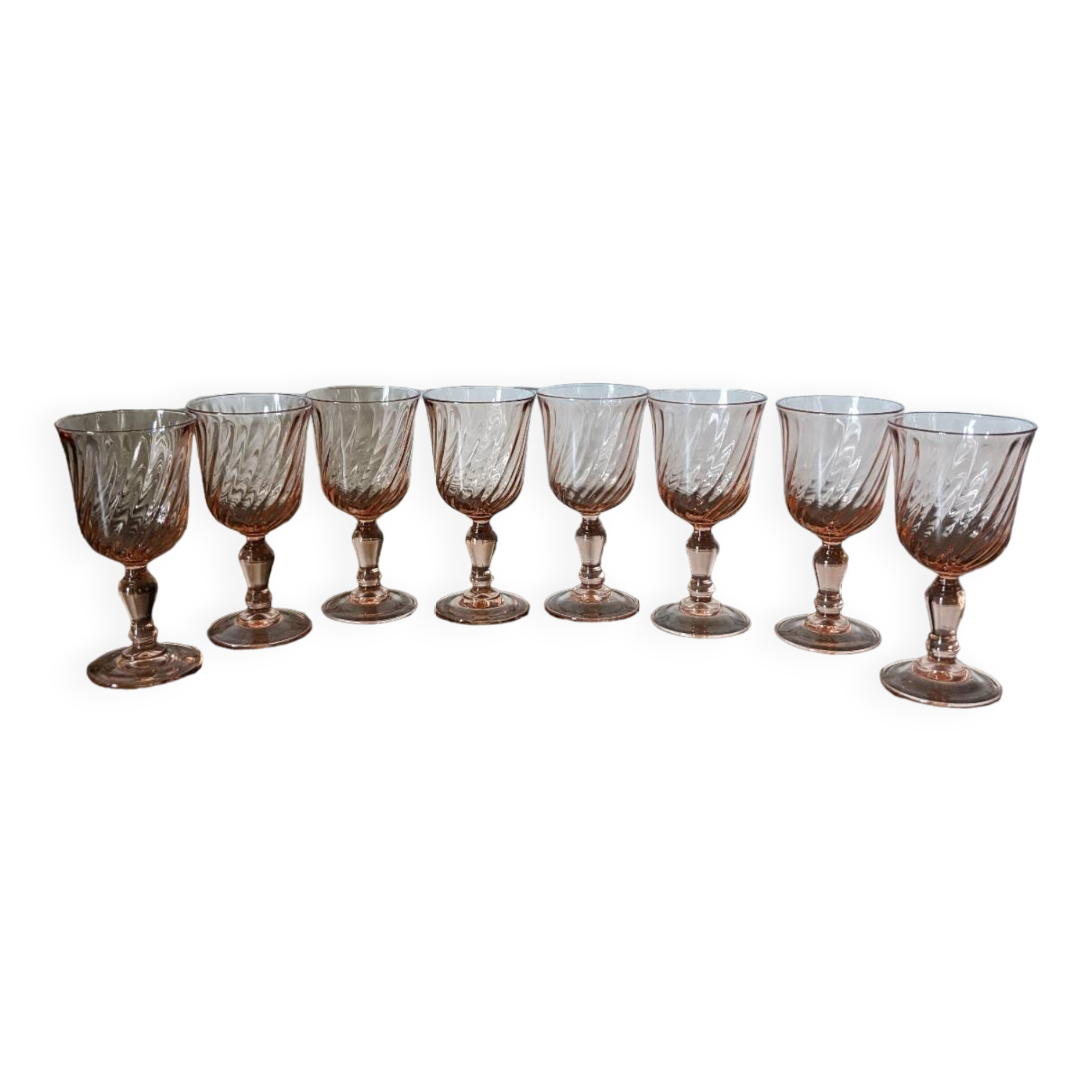 Eight Rosaline glasses