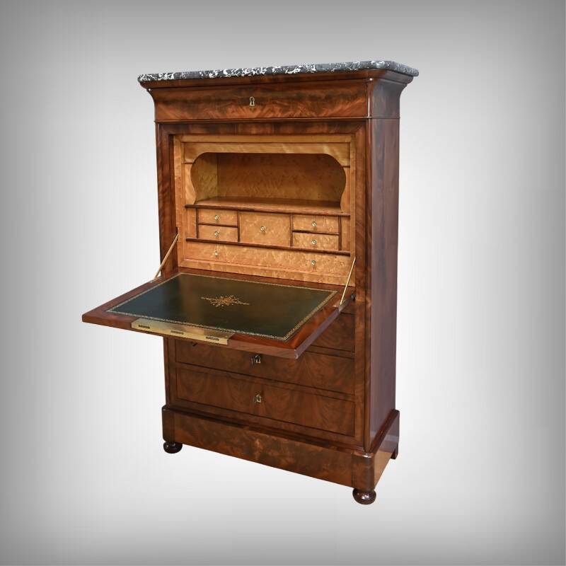 Mahogany and Burl Mahogany Secretary, Restoration Period – Part 1 X