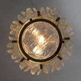 Carlo Nason Postmodern Italian Murano Glass Chandelier for Mazzega, 1970s