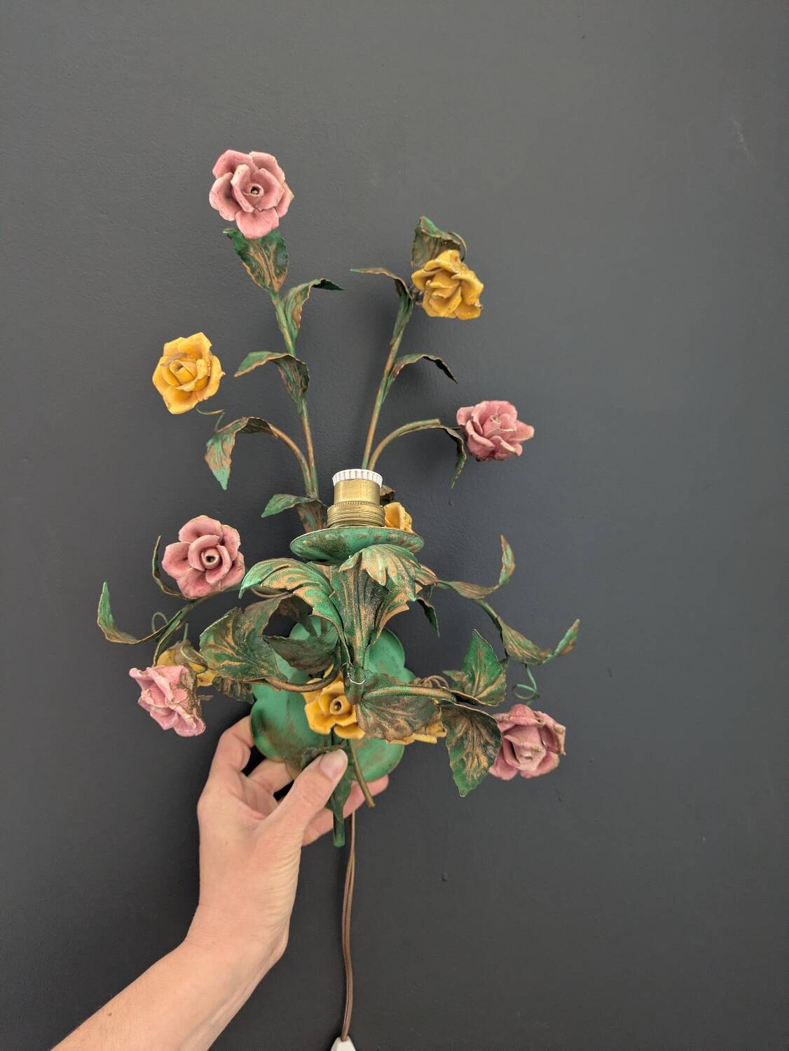 Italian wall lamp 60s