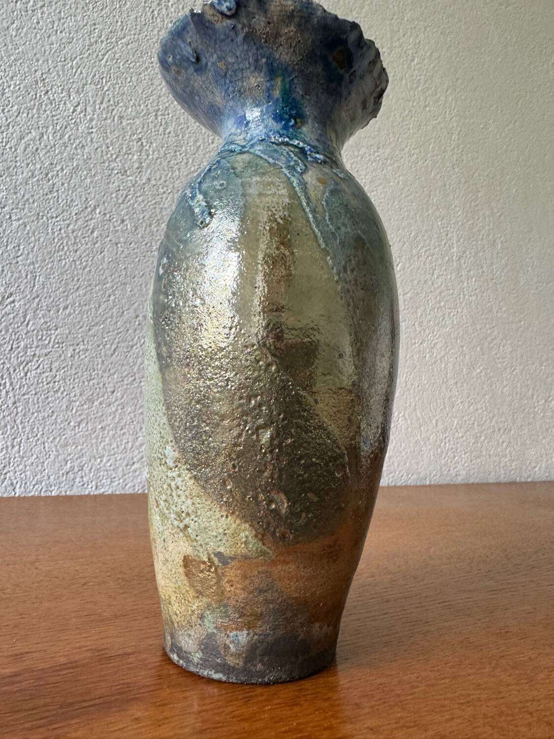 Vintage raku vase