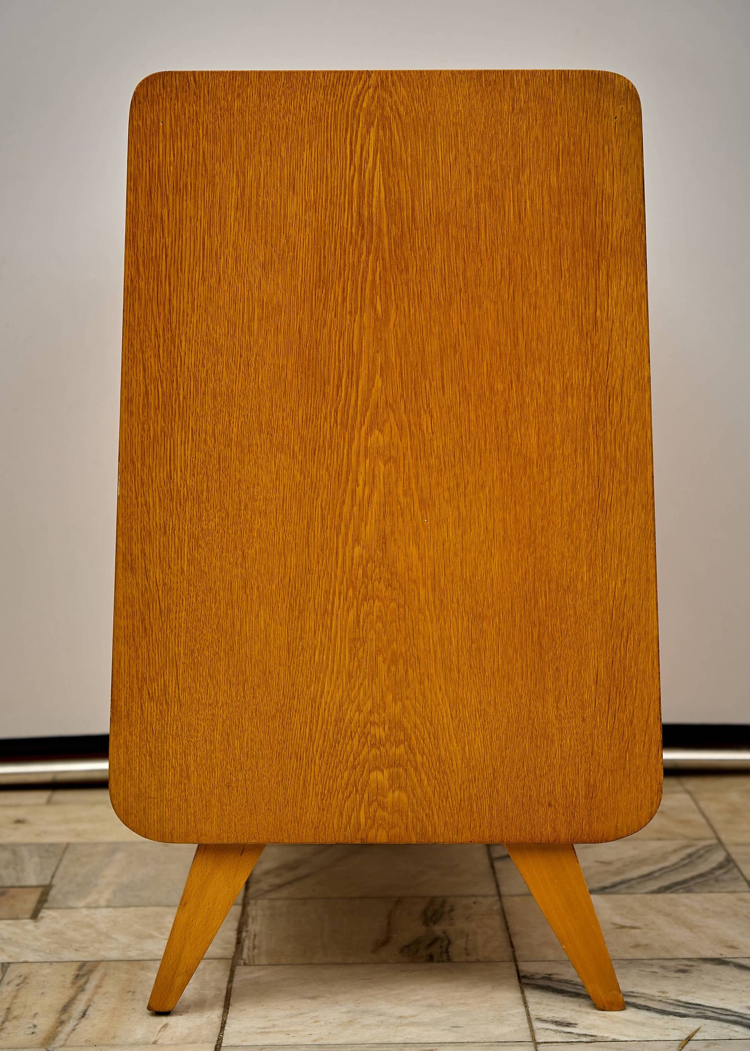 Armoire à literie vintage des années 1960, Tchécoslovaquie
