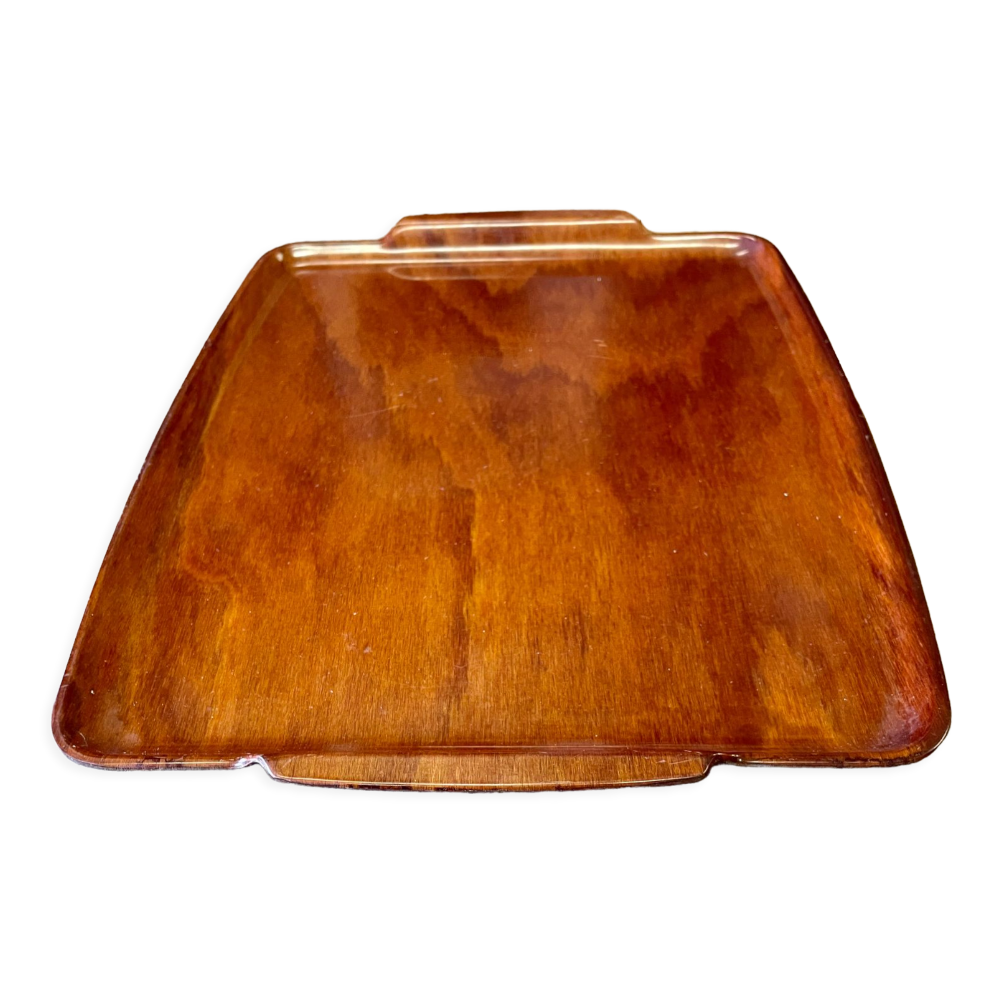 Teak tray 60s Gerlinol-Durobois