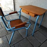 Children's desk and armchair