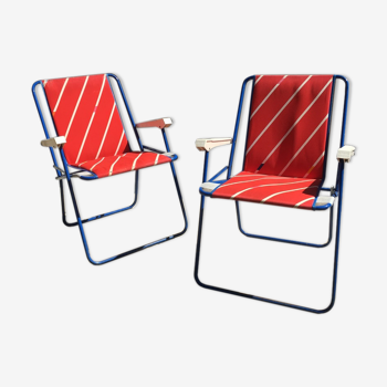 Paire de fauteuils pliables de camping « lafuma »