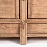 Ancien buffet en bois de pin à trois portes (vers 1920)