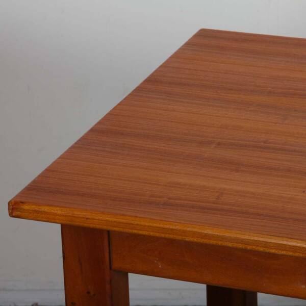 Wooden desk produced by Hafele in the 1980s