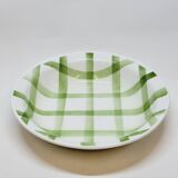 Moulin Des Loups Salad Bowl Green Check Tablecloth Model