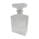 Thick glass whiskey carafe