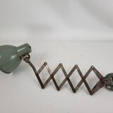Accordion wall lamp sheet metal 50s