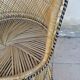 Island-inspired rattan armchair
