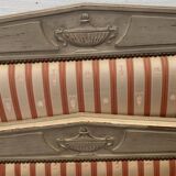 Lit de style Directoire en hêtre patiné XX siècle