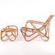 Rattan chaise longue
