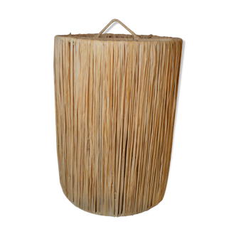 Raffia lampshade