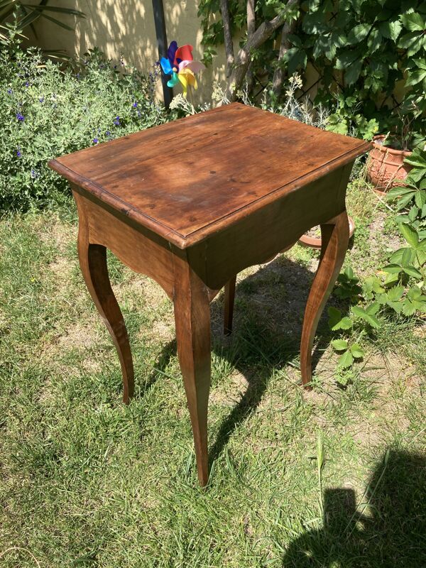 table de chevet ancien ou table d'appoint un tiroir