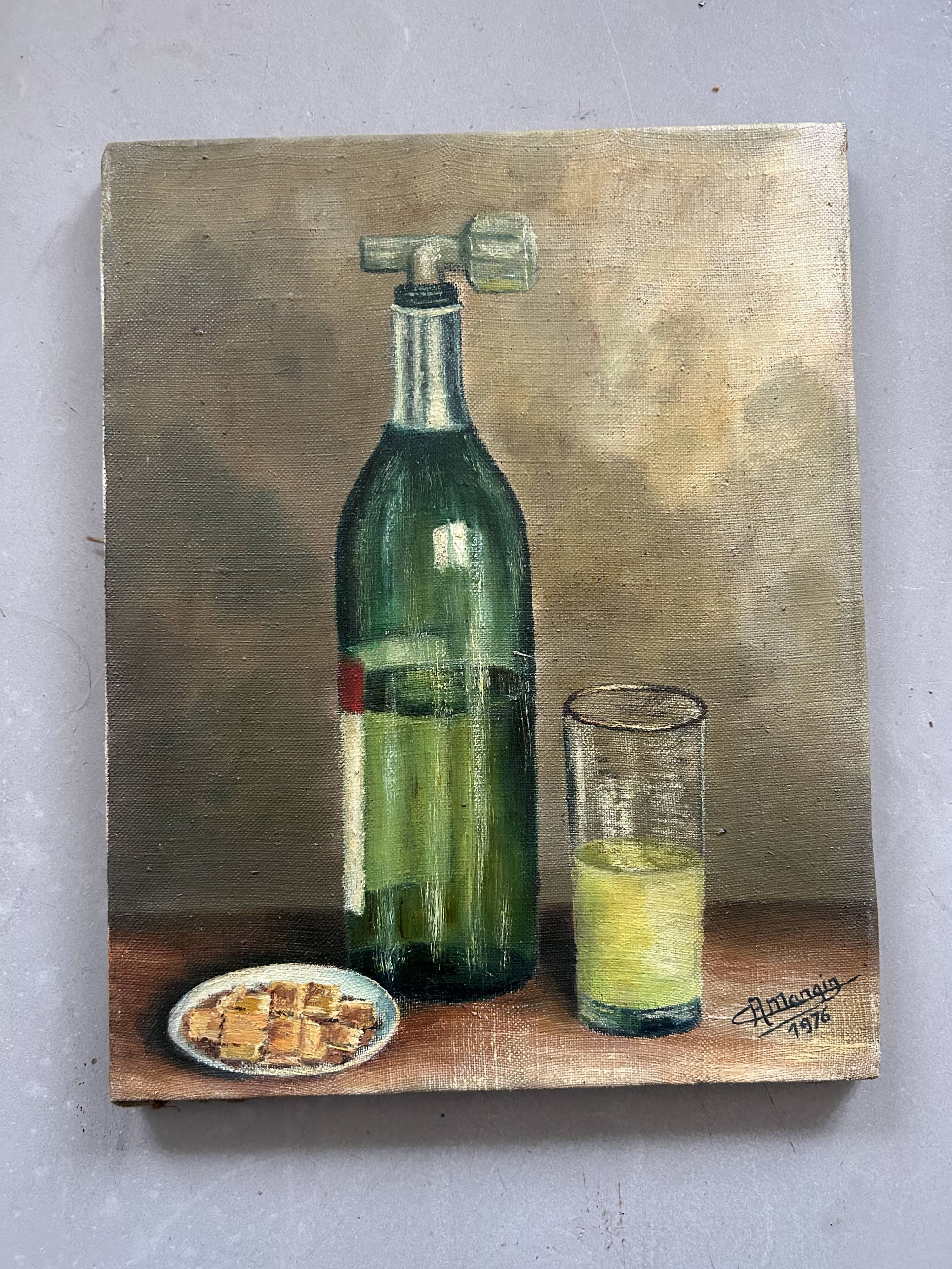 Old still life signed A. Mangin