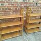 Pair of vintage bamboo shelves, 1970s