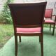 Pair of vintage bridge armchairs with vintage armrests