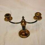Candélabre Art Déco en bronze jaspé, XXe siècle