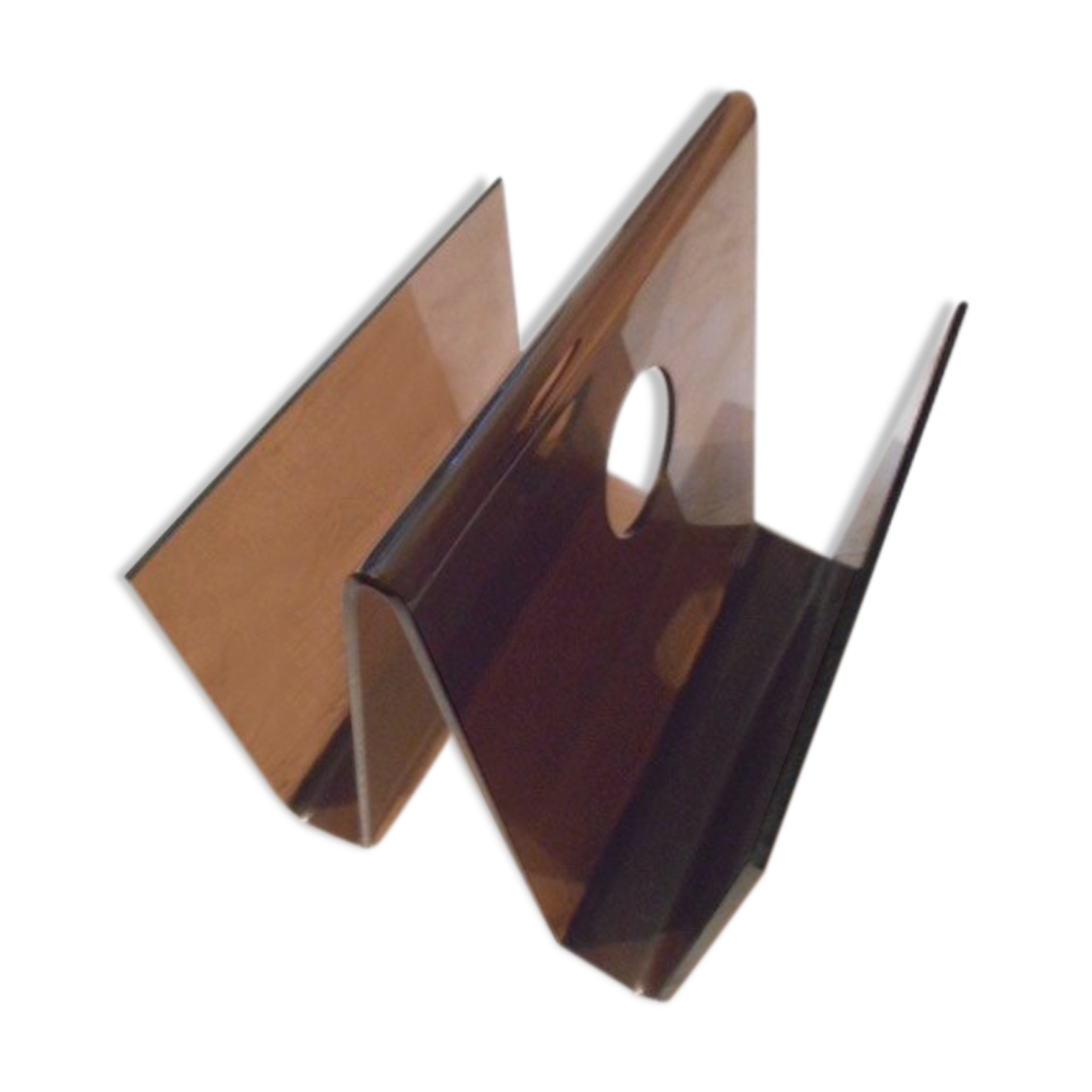 Smoked plexi magazine holders