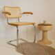 Mid-century Cesca chair in rattan, Marcel Breuer, Italy, 1960s