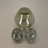 Set of Three Turmalin Vases by Wilhelm Wagenfeld for WMF, Germany 1960