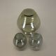 Set of Three Turmalin Vases by Wilhelm Wagenfeld for WMF, Germany 1960