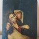 17th-century antique copper painting - Mary with Christ -