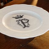 English earthenware service, CP monogram, ducal crown, 109 pieces