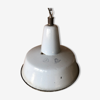 Industrial factory ceiling lamp from Wikasy A23, 1950s