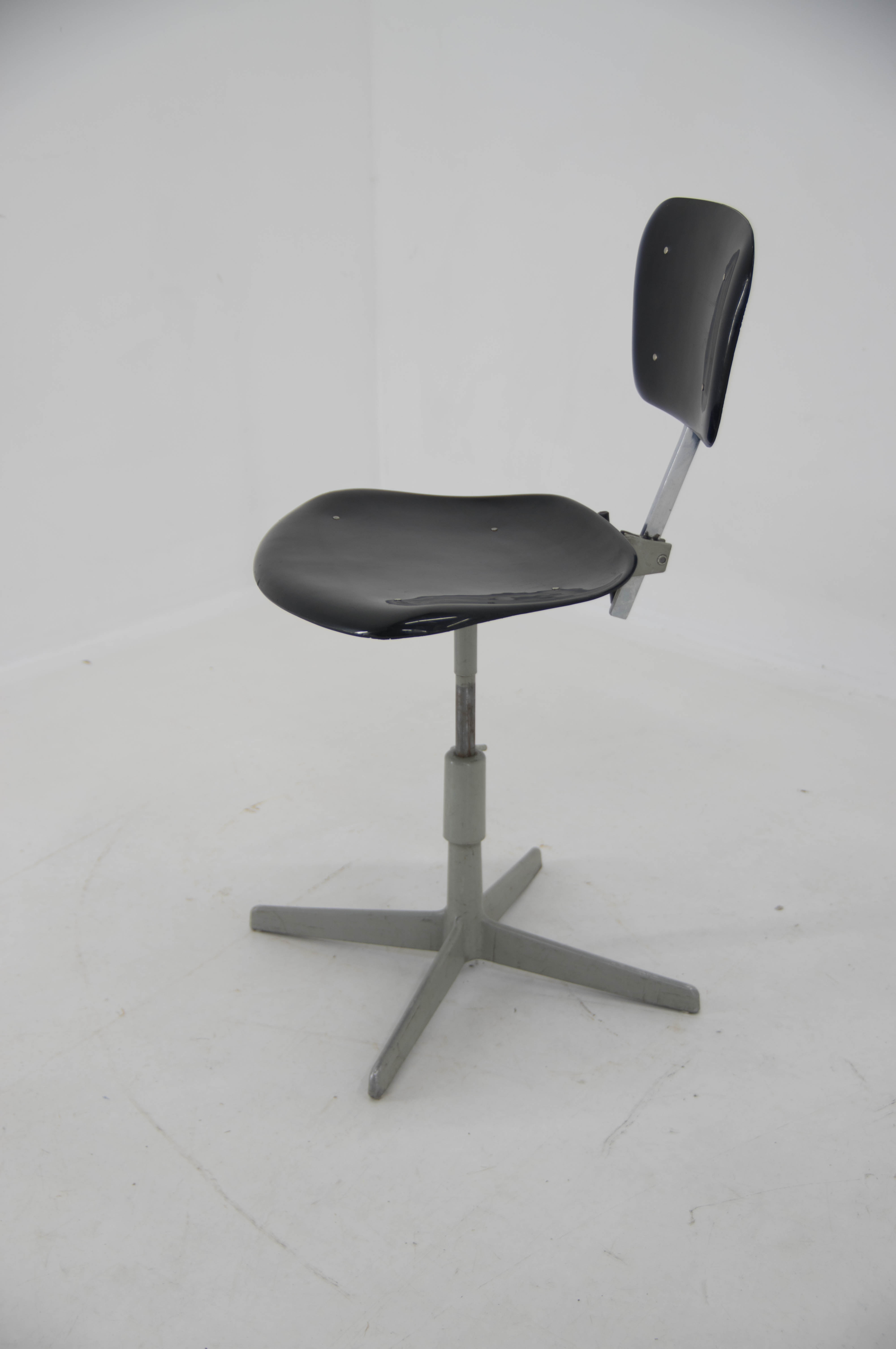 Industrial adjustable chair, Czechoslovakia, 1960s