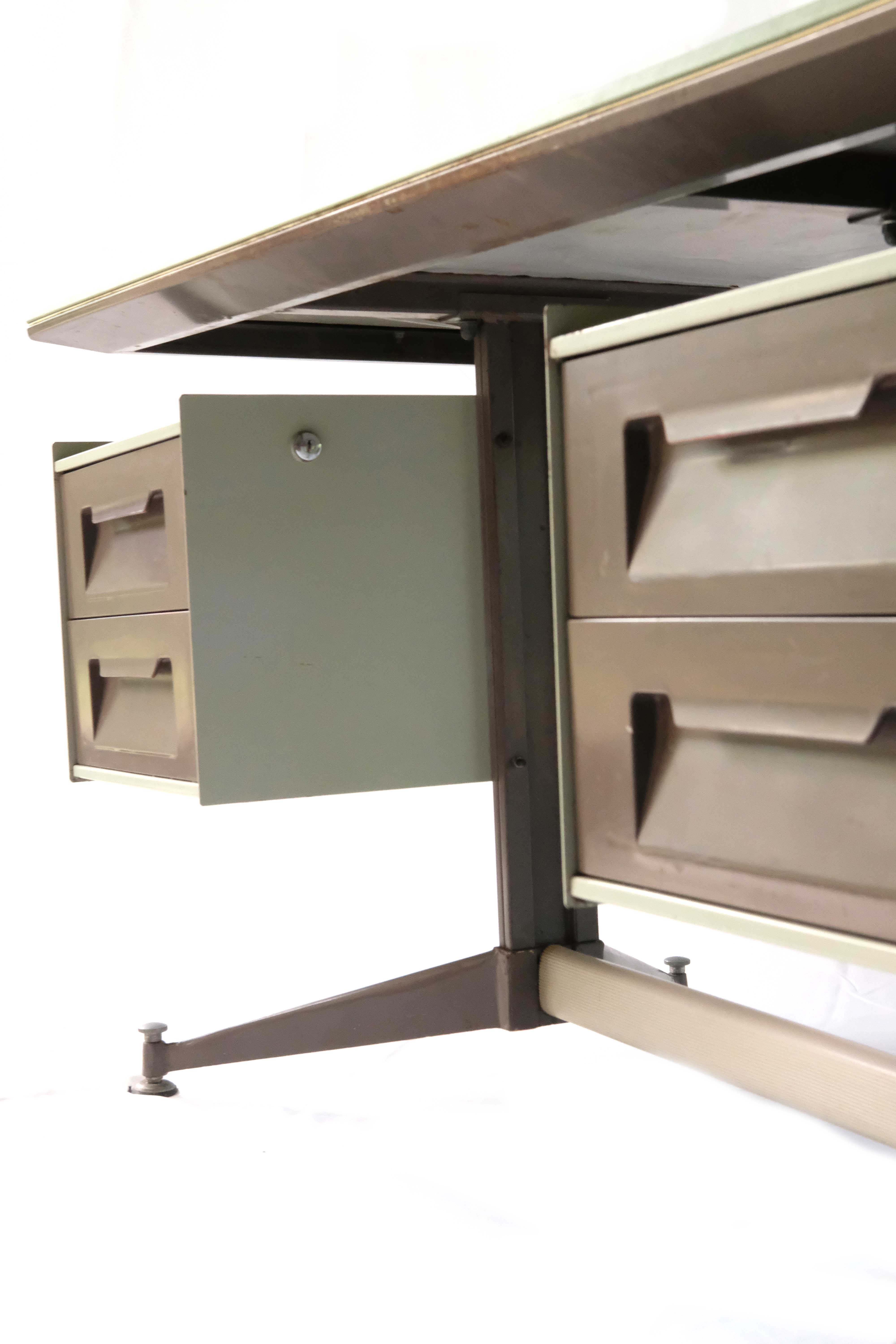 Metal Desk by Metacastelli, Italy 1970's