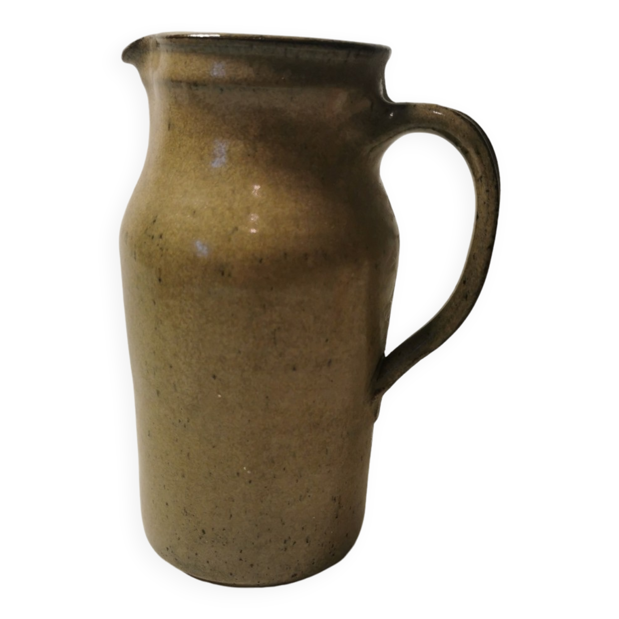 vintage stoneware pitcher
