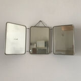 Triptych barber mirror