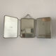Triptych barber mirror