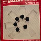 5 pinces serviette Guzzini 80s, design Ambrogio Rossari
