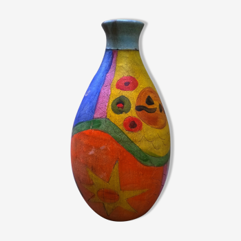 Vase coloré vintage