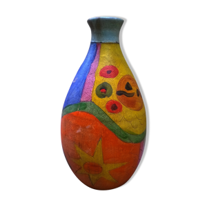 Vase coloré vintage