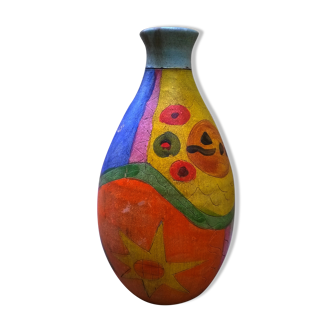 Vintage colorful vase