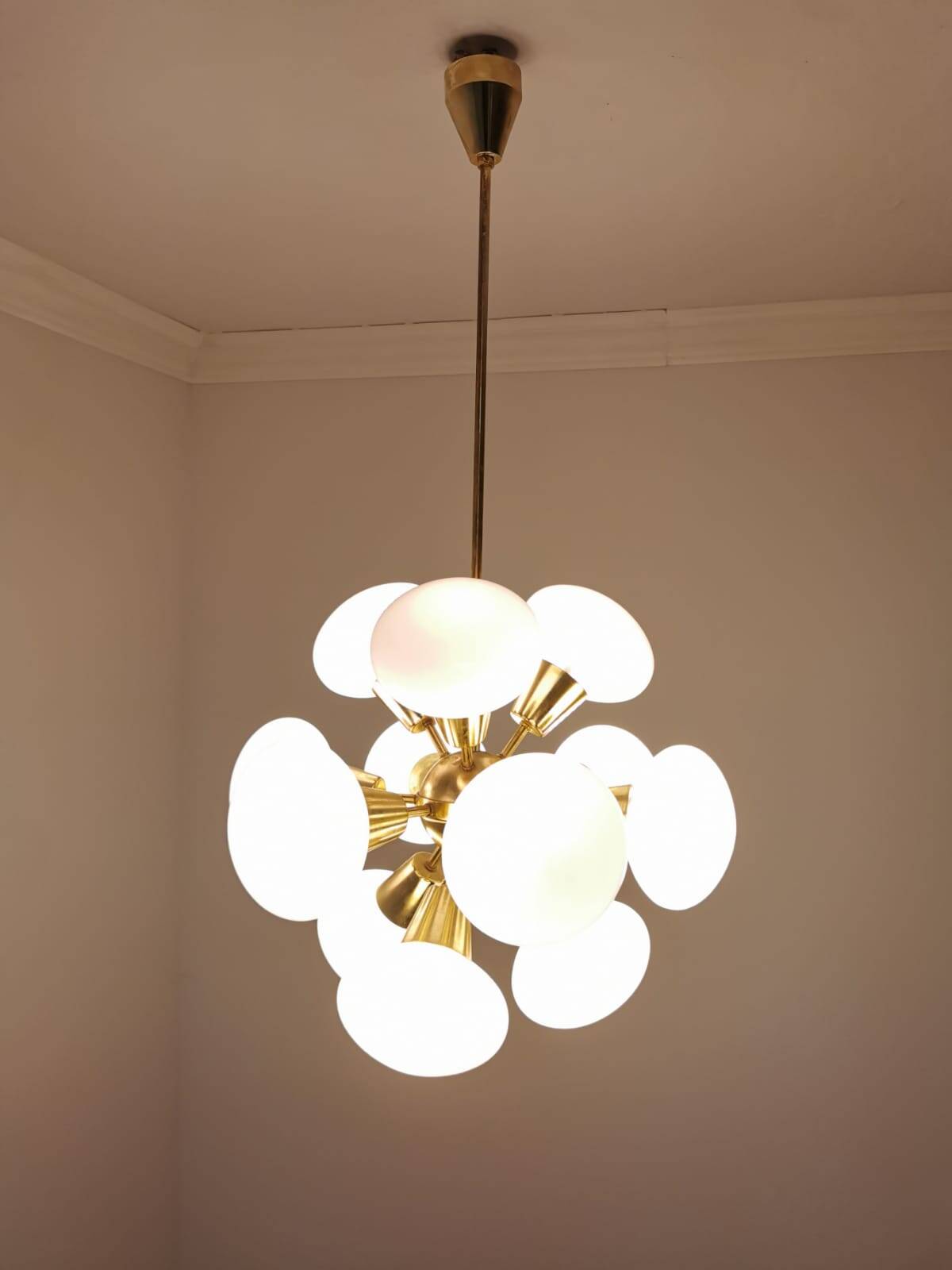 Sputnik Chandelier from Kamenický Šenov