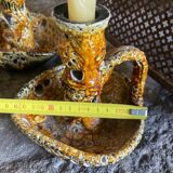 Bougeoir vintage en céramique