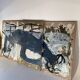 Triptych painting by Jean Dessaigne (1989): Blue mouse