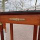 Console ancienne empire avec plateau marbre