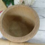 Wooden mortar and pestle
